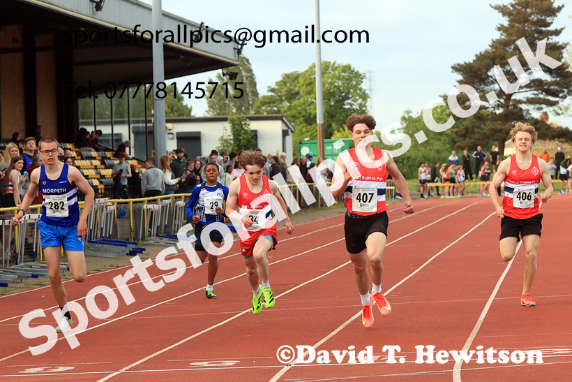 200 metres, 2026 NEGP 2, Monkton Stadium, Wednesday, May 27th. Photo: David T. Hewitson/Sports for All Pics